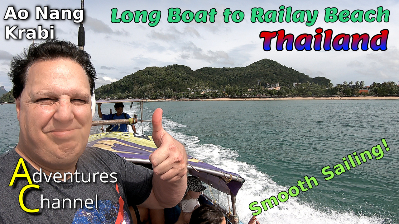 Long Boat ride (Part 2 of 4 - Railay Beach Series)